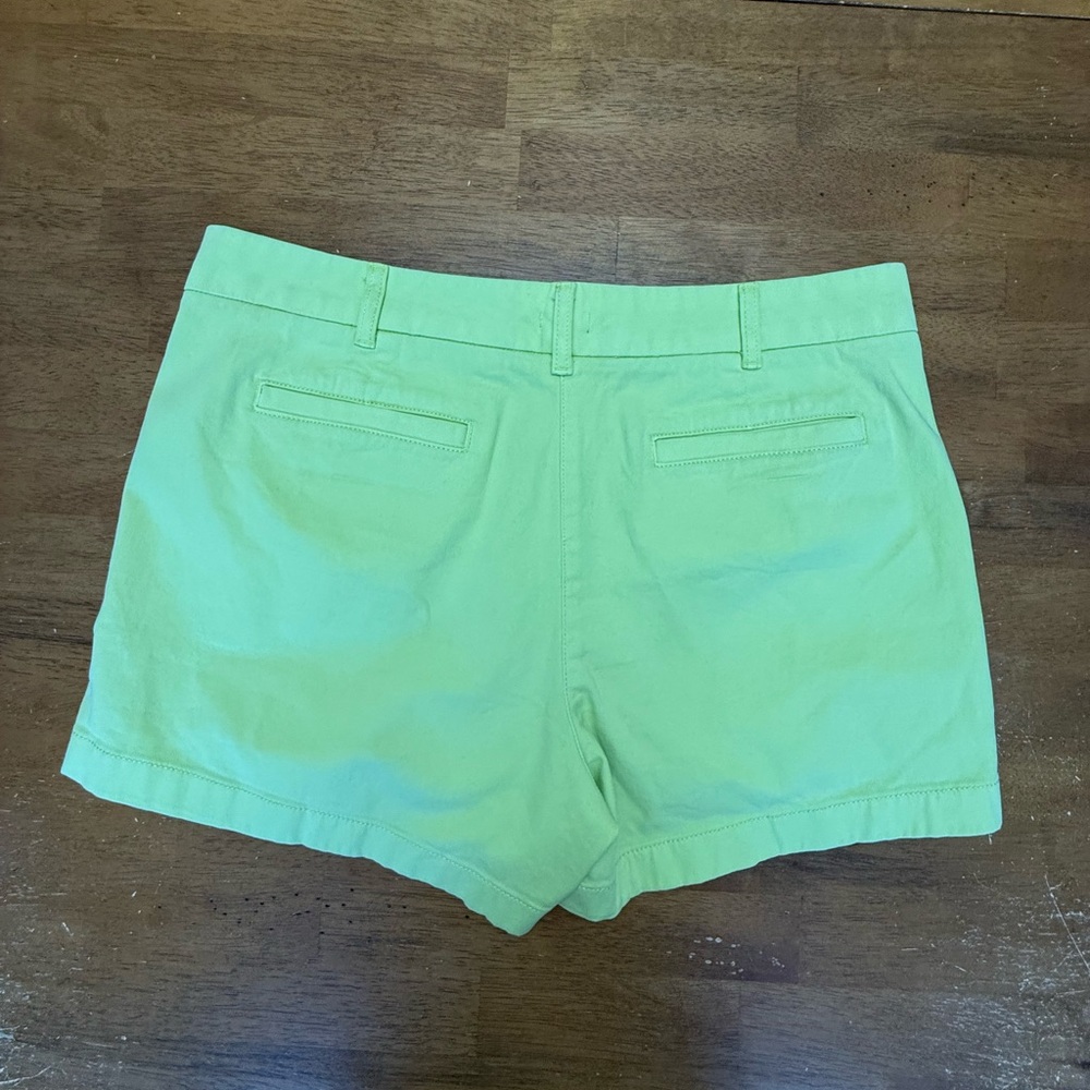 J. Crew Chartreuse Women's Shorts 12 - Picture 9 of 9